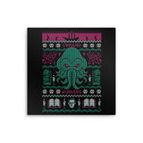 Cthulhu Awakens Sweater - Metal Print