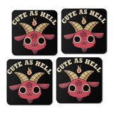 Cute as Hell - Coasters