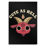 Cute as Hell - Metal Print