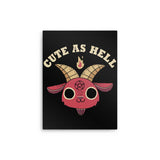 Cute as Hell - Metal Print