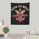 Cute as Hell - Wall Tapestry