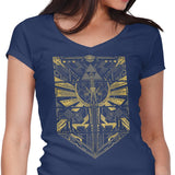 Cyber Hero Gold - Women's V-Neck