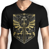 Cyber Hero Gold - Men's V-Neck