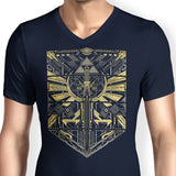 Cyber Hero Gold - Men's V-Neck