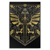 Cyber Hero Gold - Metal Print