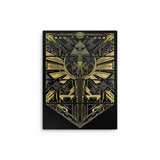 Cyber Hero Gold - Metal Print