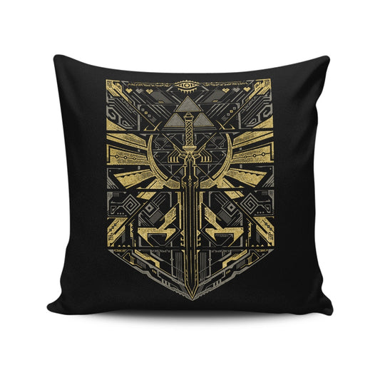 Cyber Hero Gold - Throw Pillow