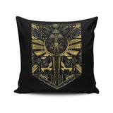 Cyber Hero Gold - Throw Pillow