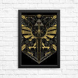 Cyber Hero Gold - Posters & Prints