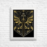 Cyber Hero Gold - Posters & Prints