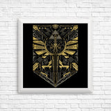 Cyber Hero Gold - Posters & Prints