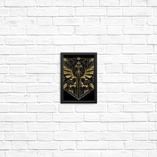 Cyber Hero Gold - Posters & Prints