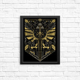 Cyber Hero Gold - Posters & Prints