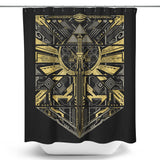 Cyber Hero Gold - Shower Curtain