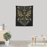 Cyber Hero Gold - Wall Tapestry