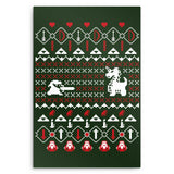 Dangerous to Go Alone at Christmas - Metal Print