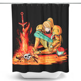 Dark Samus - Shower Curtain