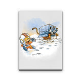 Deranged Killer Snow Walkers - Canvas Print