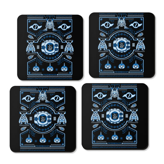 Digital Friendship Sweater - Coasters