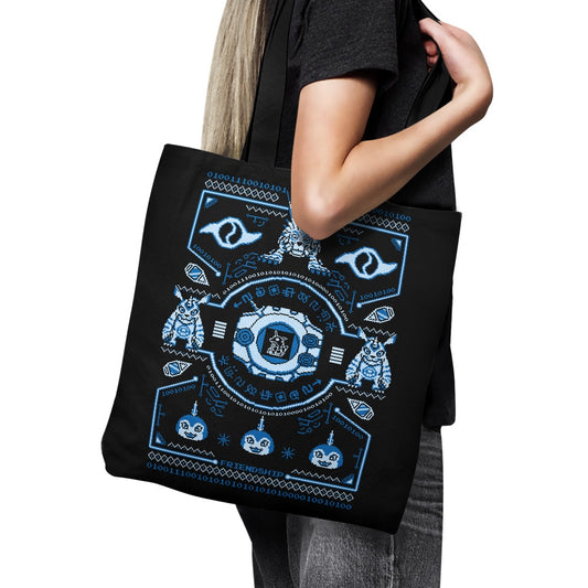 Digital Friendship Sweater - Tote Bag