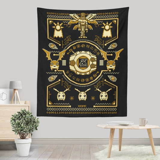 Digital Hope Sweater - Wall Tapestry