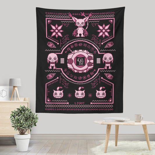 Digital Light Sweater - Wall Tapestry