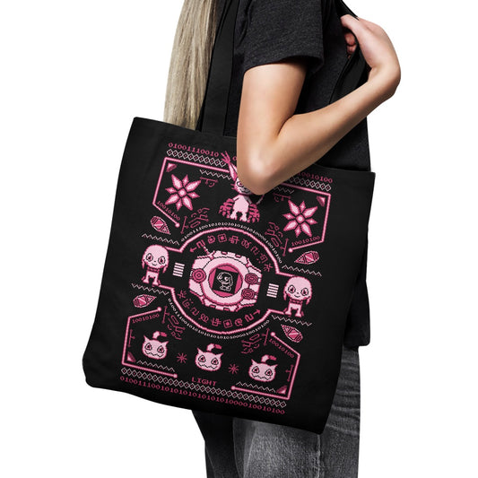 Digital Light Sweater - Tote Bag