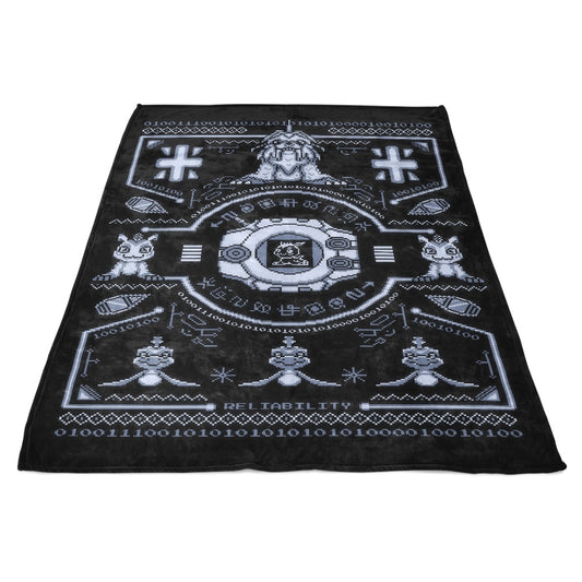 Digital Reliability Sweater - Fleece Blanket