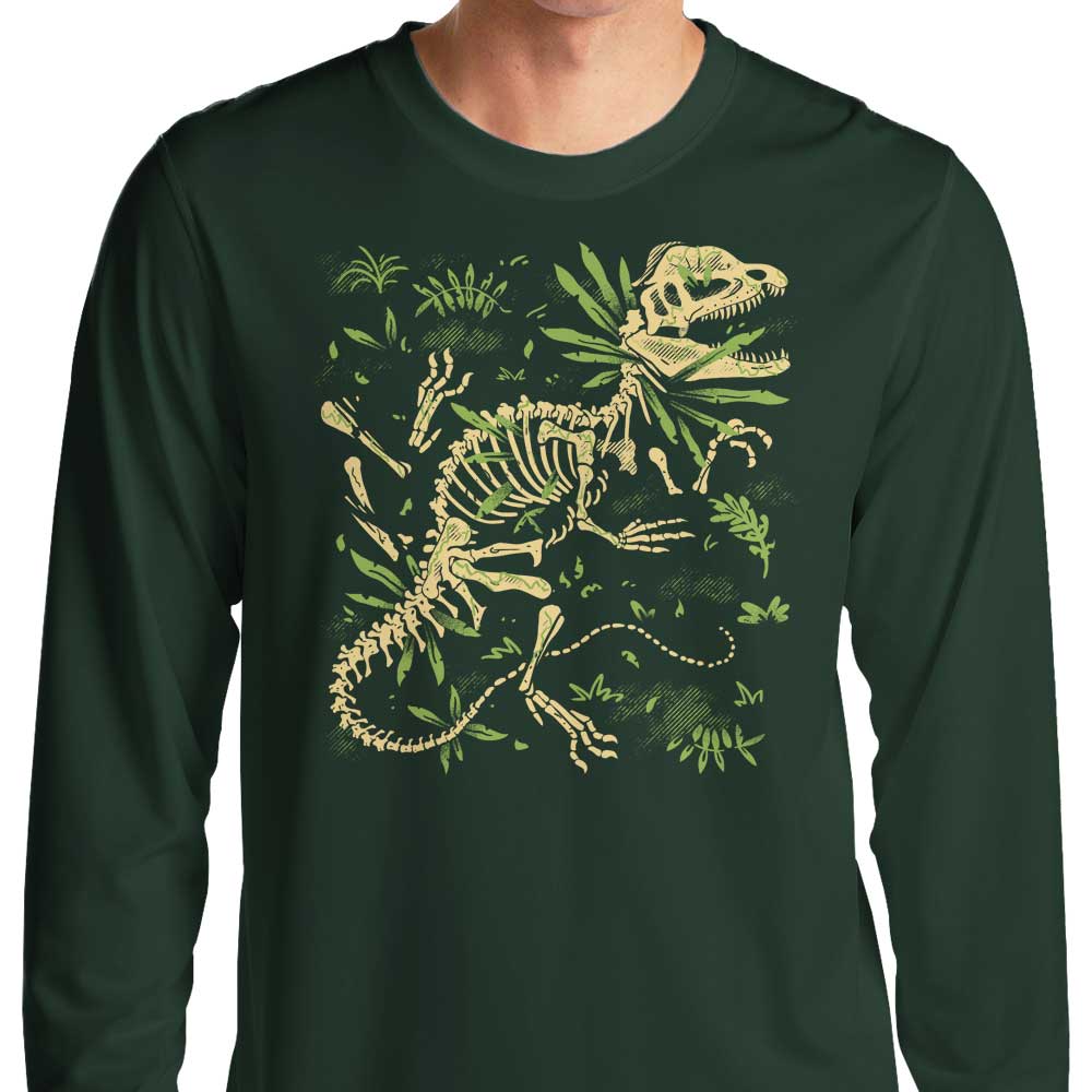 Dilophosaurus Fossils - Long Sleeve T-Shirt