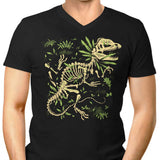 Dilophosaurus Fossils - Men's V-Neck