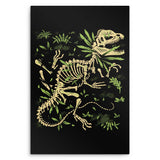 Dilophosaurus Fossils - Metal Print