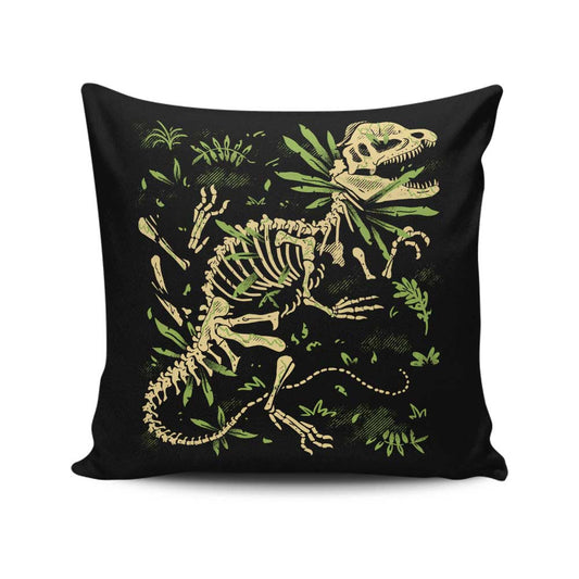 Dilophosaurus Fossils - Throw Pillow