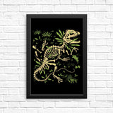 Dilophosaurus Fossils - Posters & Prints