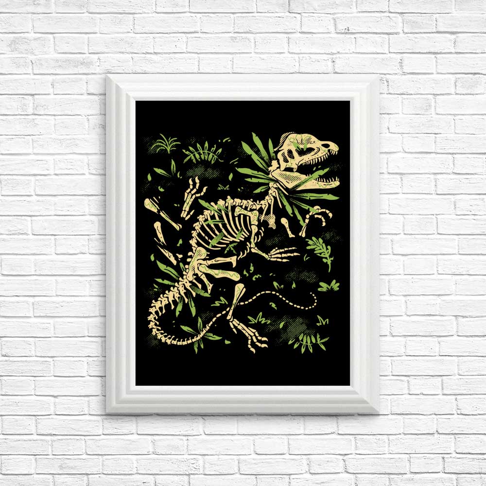 Dilophosaurus Fossils - Posters & Prints