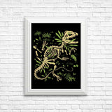 Dilophosaurus Fossils - Posters & Prints