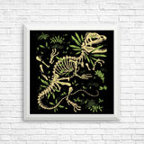 Dilophosaurus Fossils - Posters & Prints