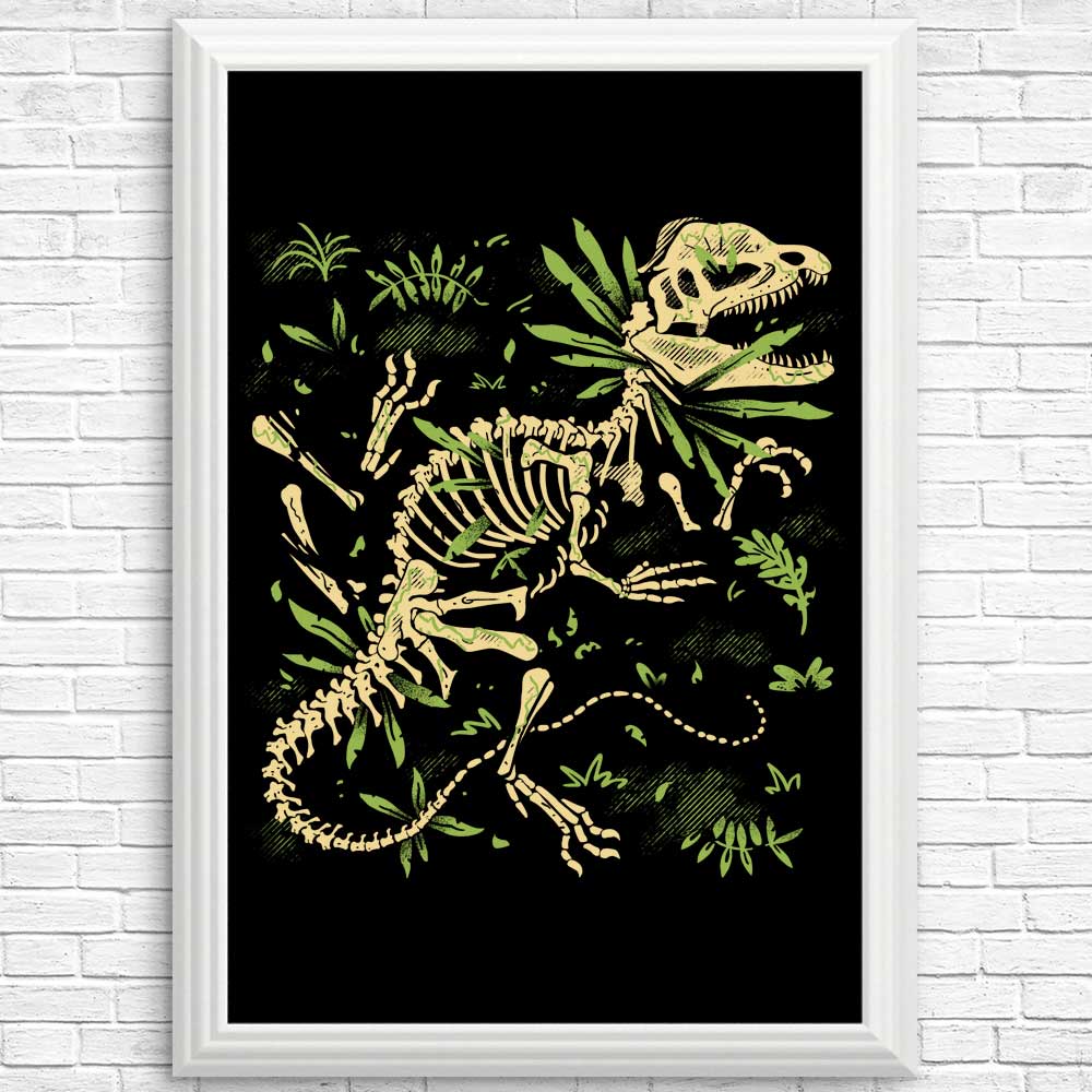 Dilophosaurus Fossils - Posters & Prints