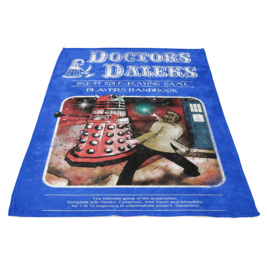 Doctors and Daleks - Fleece Blanket