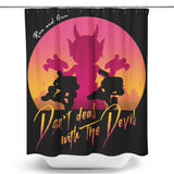 Don't Deal with the Devil - Shower Curtain