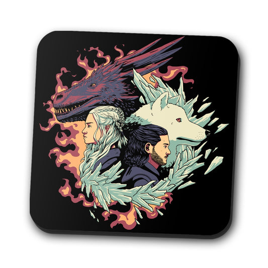 Dragons and Wolves - Coasters