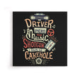 Driver Picks the Music - Canvas Print