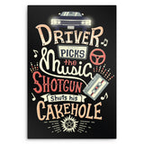 Driver Picks the Music - Metal Print