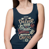 Driver Picks the Music - Tank Top