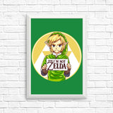 Dude, I'm Not Zelda - Posters & Prints