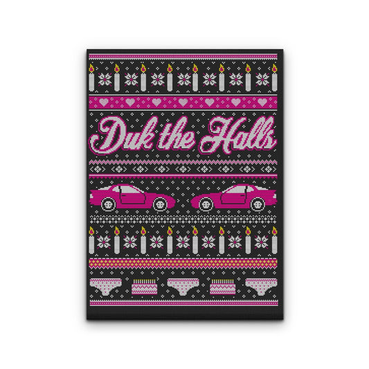 Duk the Halls - Canvas Print