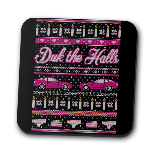 Duk the Halls - Coasters