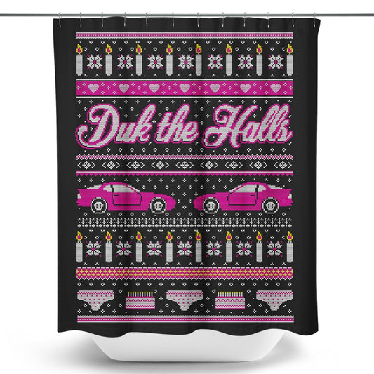 Duk the Halls - Shower Curtain