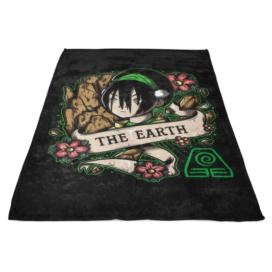 Earth Tattoo - Fleece Blanket