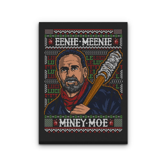 Eenie Meenie Miney Moe - Canvas Print