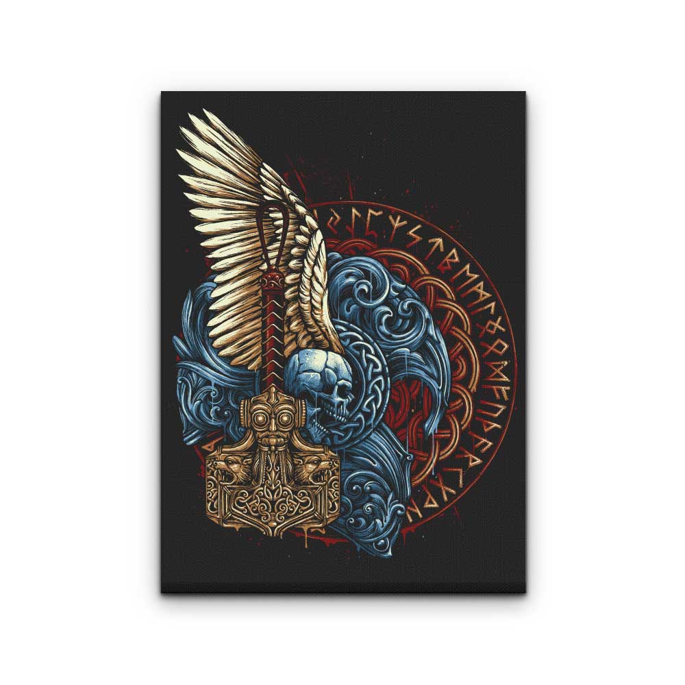 Emblem of Thunder - Canvas Print